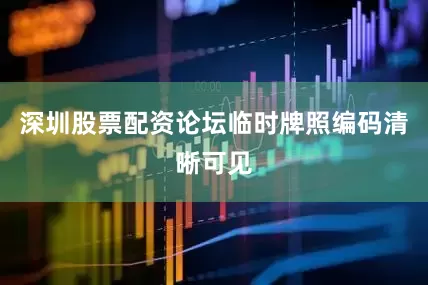 深圳股票配资论坛临时牌照编码清晰可见
